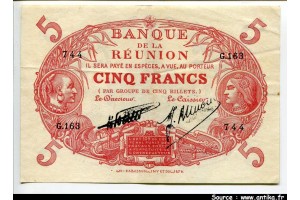 51246 - 5 FRANCS Cabasson Rouge