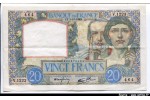 56355 - 20 FRANCS SCIENCE & TRAVAIL - Type 1940