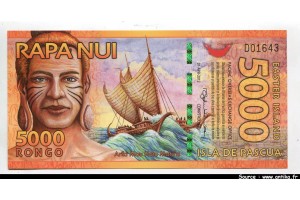 57509 -  5000 Rongo  Voiliers & Statues