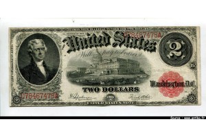 57722 - 2 Dollars Thomas Jefferson