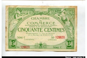 58792 - 50 CENTIMES Chambre de Commerce