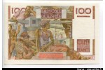 62015 - 100 FRANCS JEUNE PAYSAN - Type 1945 filigrane inversé