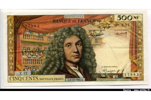 62099 - 500 NF MOLIERE - Type 1959