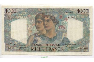 67149 - 1000 FRANCS MINERVE & HERCULE - Type 1945