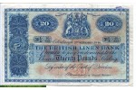 67799 - 20 Pounds Armoirie The British Linen Bank  RARE