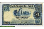 67800 - 1 Pound   North of Scotland Bank Limited Cathédrale & Armoirie