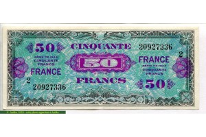 70415 - 50 FRANCS Verso 