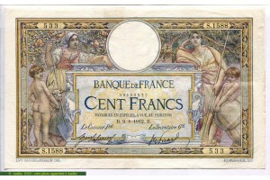 70424 - 100 FRANCS LOM - Type 1906 sans LOM