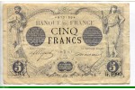 73062 - 5 FRANCS NOIR - Type 1871