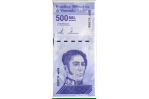 74353 - 500 000  Bolivares Simon Bolivar & Mausolé    *    *   * Superbe Billet NEW
