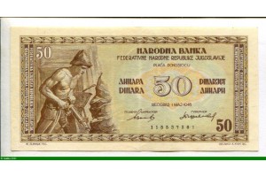 74515 - 50 Dinara Mineur & Bucheron  PROMO