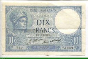 75981 - 10 FRANCS MINERVE - Type 1915