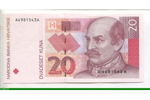 76610 - 20 Kuna Josip Jelačić