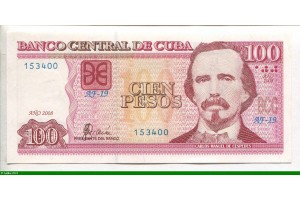 76627 - 100 Pesos Carlos Manuel de Cespedes  *     *