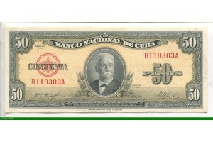 76629 - 50 Pesos Calixto Garcia Iniguez    *    *