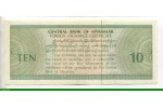 76992 - 10 Dollars : Central Bank ok Myanmar Foreign Exchange Certificate  RARE