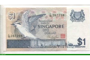 77091 - 1 Dollar Sterne à cou noir & Défilé Fête Nationale