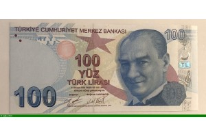 77194 - 100 Lirasi Mustafa Kemal Atatürk        PROMO  Préfix F