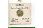 78152 - 100 EUROS OR MONNAIE DE PARIS  SEMEUSE OR