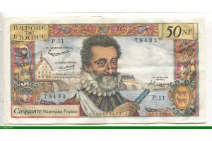 78290 - 50 NF HENRI IV - Type 1959