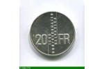 78953 - 20 FRANCS Argt  Confédératio Helvetica  GERTRUD KURZ Berne