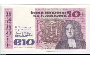 79637 - 10 Pounds Jonathan Swift     *      *