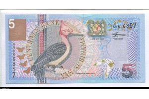79896 - 5 Gulden Oiseau  Woodpecker    *     *
