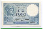 80023 - 10 FRANCS MINERVE - Type 1915