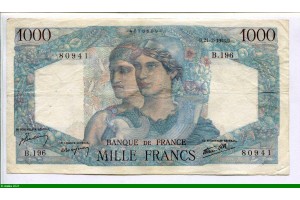 80086 - 1000 FRANCS MINERVE & HERCULE - Type 1945