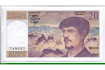 80151 - 20 FRANCS DEBUSSY - Type 1980 80151 - 20 FRANCS DEBUSSY - Type 1980