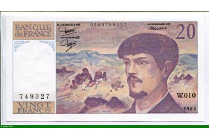 80151 - 20 FRANCS DEBUSSY - Type 1980