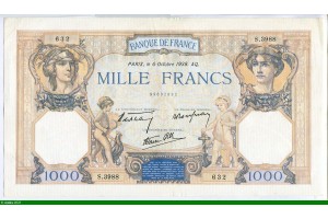 80229 - 1000 FRANCS CERES & MERCURE - Type 1927 modifié