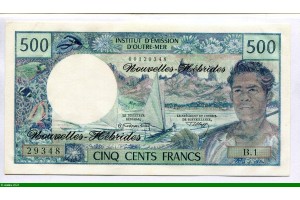 80280 - 500 FRANCS Polynésien République Française