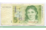 81439 - 5 Deutshe Mark Betinna Von Armin