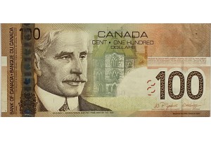 81501 - 100 Dollars Sir Robert Laird Borden