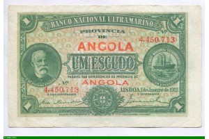 81918 - 1 Escudo E.De Oliveira Chamico     RARE