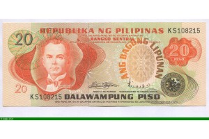 81961 - 20 Piso Manuel L.Quezon
