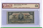 82165 - 100 Dollars Sir John A. Macdonald BCS Fine 18 82165 - 100 Dollars Sir John A. Macdonald BCS Fine 18