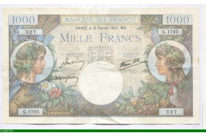 82189 - 1000 FRANCS COMMERCE & INDUSTRIE - Type 1940