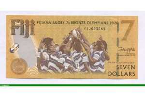 82308 - 7 Dollars Commémo  Médaille Bronze JO 2020