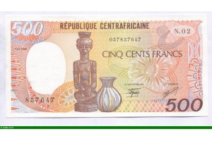 82792 - 500 Francs Statuette & Jarre