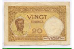 82826 - 20 FRANCS Femme Française & Malgache
