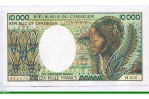 82852 - 10000 FRANCS Femme Stylisée