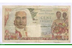 82891 - 100 FRANCS  LA BOURDONNAIS  AEF