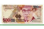 83092 - 500 000 Cruzeiros Mario de Andrade   RARE
