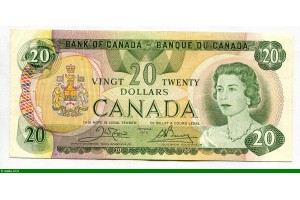 83136 - 20 Dollars  Elizabeth II & Armoiries