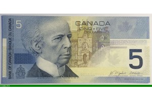 83138 - 5 Dollars Sir C.W Laurier & Joueurs de Hockey