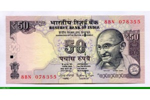 83436 - 50 Rupees Mahatma Gandhi