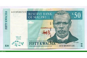 83625 - 50 Kwacha Kwacha Portrait John Chilembwe