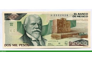 83669 - 2000 Pesos Justo Sierra